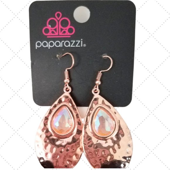 PAPARAZZI Bundle of 4 Bracelet & Copper Earrings - Picture 2 of 5